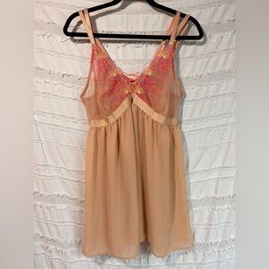 Torrid Curve floral mesh babydoll lingerie